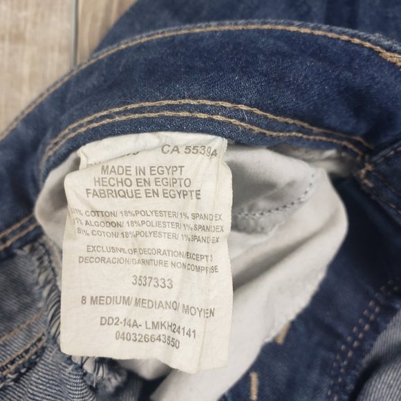 LEE ANKLE BLUE DENIM WOMEN SIZE 8 MEDIUM - Picture 7 of 8